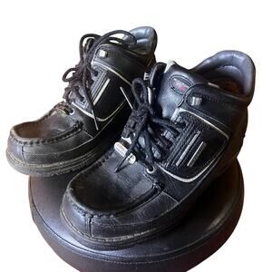 Rockport XCS Boots Hiking Shoes Leather black kids 5.5